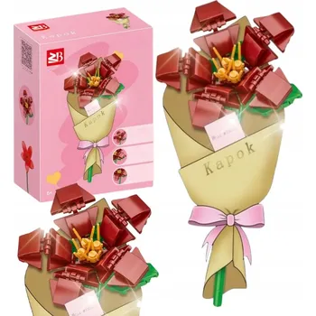 ostatní stavebnice Kapokový květ: 3D Květina z kostek