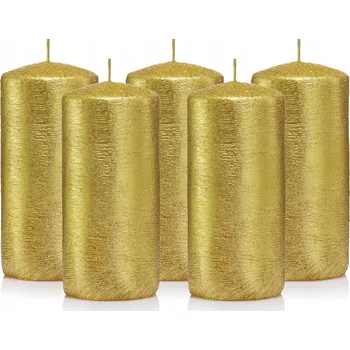 Svíčka Tradiční parafínová svíčka bez vůně Drobo 4 ks