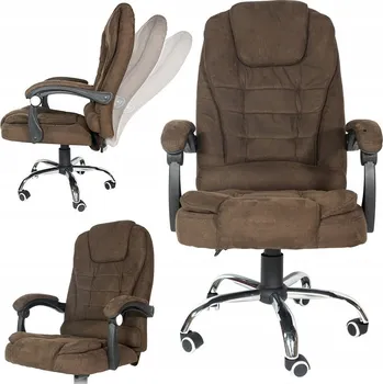 Otočná kancelářská židle Artnico hnědá