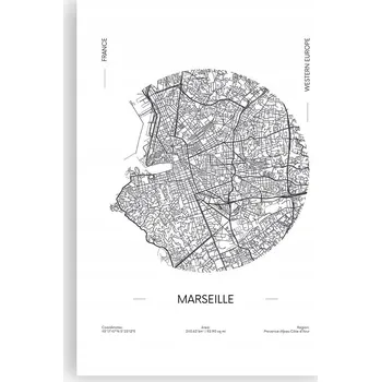 Obraz Obraz plakát do obýváku ložnice 61x91 mapa foto plakáty na zeď bez rámu