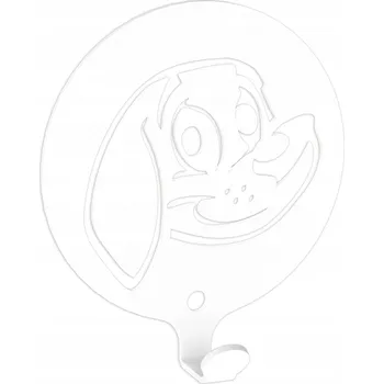 Věšák Bílý věšák na oblečení pro děti PEJSEK DOMER 16640