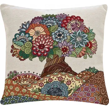 Povlak na polštářek Dekorační povlak na polštář 45x45 cm Strom Mandala