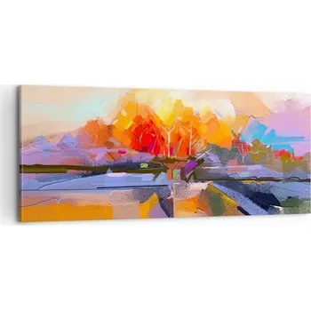 Obraz Foto obraz na plátně 100x40 krajina obývací pokoj ložnice na zeď velký