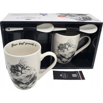 Hrnek Queen Isabell kočky porcelán 350 ml