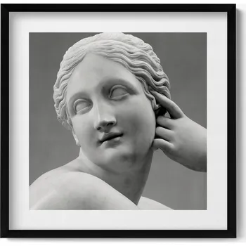 Obraz Ozdobný nástěnný obraz v rámu do obýváku Socha starověké ženy 50x50 cm