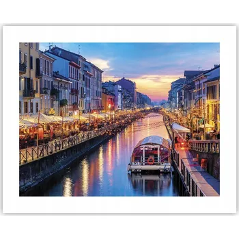 Obraz Obraz plakát na zeď bez rámu 50x40 město foto plakáty obývací pokoj ložnice