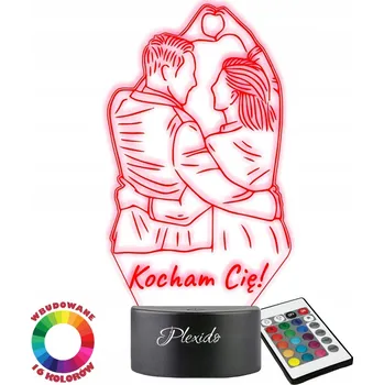 Lampička Plexido vícebarevná Noční lampa