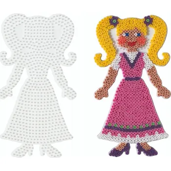 Dětské navlékací korálky Hama Midi Podložka Velká panenka