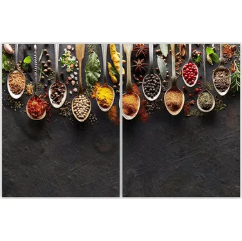 Kuchyňské prkénko Skleněná Ochranná Deska a Krájecí Prkénko | Indukce, Sporák ds-0075