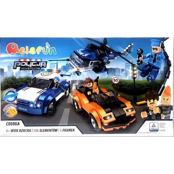 ostatní stavebnice Policie POLICEJNÍ AKCE stavebnice Elefun 586 dílů CO606A