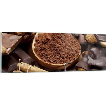 Obraz Obraz na skle do obýváku ložnice 90x30 gastronomie obrazy na zeď sklo