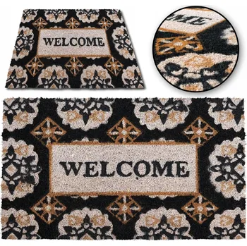 VENKOVNÍ VSTUPNÍ ROHOŽKA PŘED DVEŘE KOKOSOVÁ NA BOTY 35x60cm