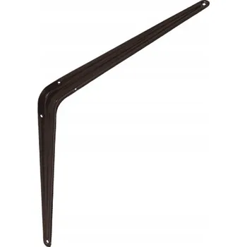 Věšák Jednoduchá poličková konzole hnědá - WS - 2ks 450x400