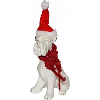 Obraz PORCELÁNOVÝ PSIK TERIÉR 20X11,5X7 DEKORACE DÁREK