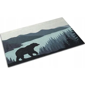 Rohožka Vstupní rohožka před dveře 150x100 Medvěd Les