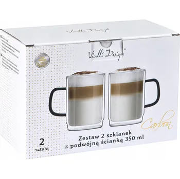 Sklenice Sklenice na kávu Vialli Design 350 ml 2 ks