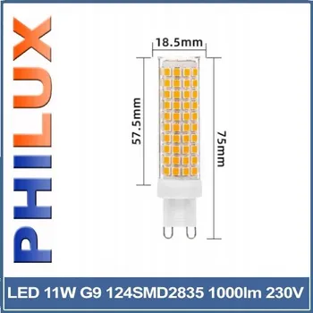 Žárovka LED žárovka G9 230V 11W 1000lm teplá bílá