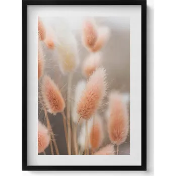 Obraz Dekorativní nástěnný obraz do pokoje Jemné nadýchané trávy boho 50x70 cm