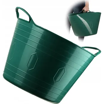 Koš na prádlo Volně stojící koš na prádlo Kadax 42l zelený