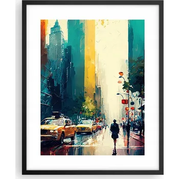 Obraz Foto obraz, plakát na zeď v černém rámu 40x50 cm, plakáty do obýváku