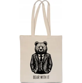 Nákupní taška PoStar béžová bavlna