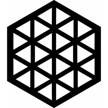 Zrcadlo Akrylové Zrcadlo medová plástev šestiúhelníkem 20x23