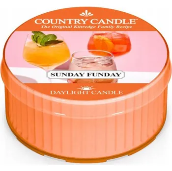 Svíčka Parafínová čajová svíčka Sunday Funday Country Candle 1 ks