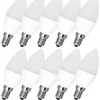 Žárovka LED žárovka E14 Filament 4W svíčka mléčná