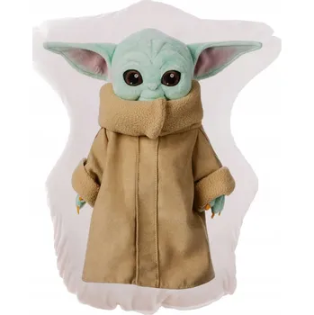 Polštář Polštář Baby Yoda mazlíček Din Grogu Star Wars pohádka komiks