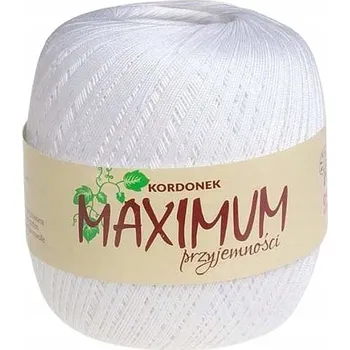 Příze Háčkovací Příze Opus Maximum 565 m Bílý