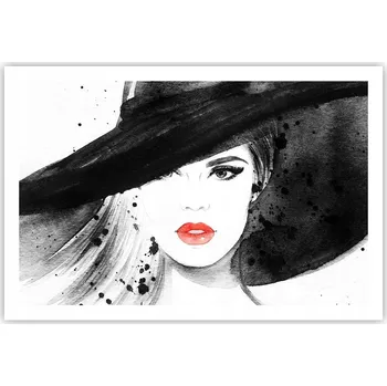 Obraz Obraz plakát do obýváku ložnice 91x61 žena foto na zeď bez rámu