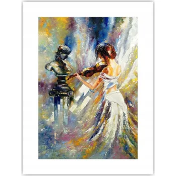 Obraz Obraz plakát do obýváku ložnice 30x40 žena plakáty na zeď bez rámu