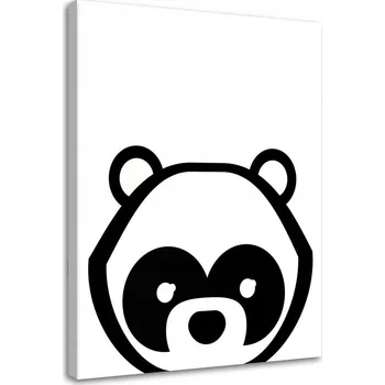 Obraz Obraz na plátně kontrastní panda 40x60