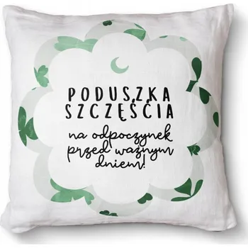 Polštář Pohodlný dekorativní foto polštář s potiskem 40x40 cm - Polštář štěstí