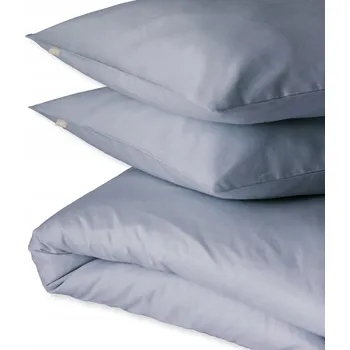 Povlečení Saténové Povlečení 160x200 Povlaky na polštáře 70x80 Prémiová Bavlna Šedá