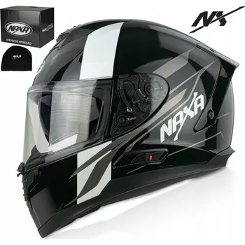 Helma na motorku NAXA F29/D/S MATNÁ ČERNÁ ZAVŘENÁ PŘILBA vel. S