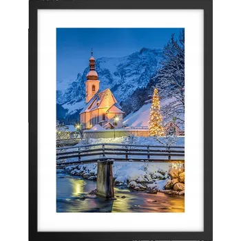 Obraz Obraz plakát v černém rámu do obýváku 30x40 krajiny plakáty na zeď