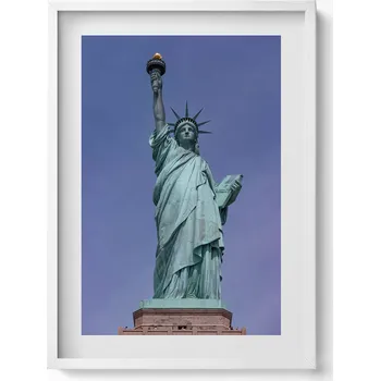 Obraz Dekorativní obraz v rámu na zeď Socha Svobody v USA New York 50x70 cm