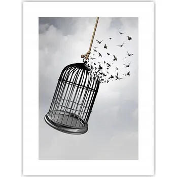 Obraz Obraz plakát do obýváku ložnice 30x40 abstrakce plakáty na zeď bez rámu