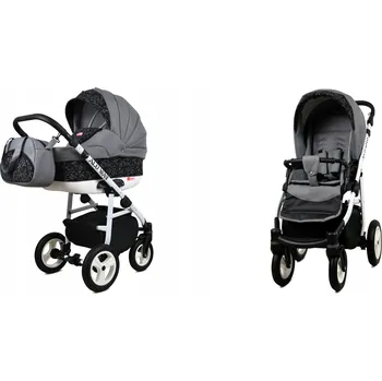 Kočárek Dětský kočárek 2v1 BabyLux ALU WAY kombinovaný kočárek hluboký/sportovní