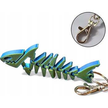 Přívěsek Na Klíče na klíče pro žraloka TikTok NOVÝ MODEL keyrambit DÁREK karabina