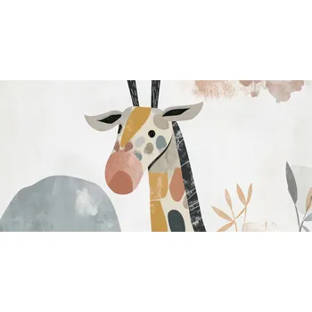 Plakát Plakát Žirafa Bambino bez rámu 91,3 x 44,5 cm