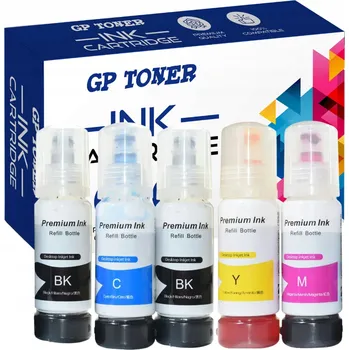 Příslušenství pro čtečku elektronické knihy 5x Sada inkoustů 103 XL pro Epson EcoTank L3110 L3150 L3160 L3210 L3211 L3251