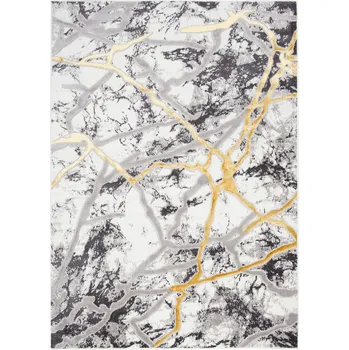 Koberec Koberec SHINE 120x170 Neobvyklý ZLATÝ moderní v1