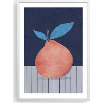 Obraz Plakát v bílém rámu do obýváku ložnice 50x70 ovoce moderní obraz