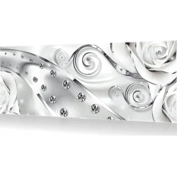 Obraz Skleněný obraz na skle ABSTRAKCE Diamanty 125x50 cm