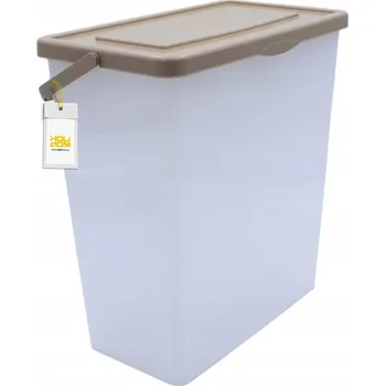 Dóza na potraviny PLASTOVÁ NÁDOBA NA PRACÍ PRÁŠEK / KRMIVO S VÍKEM, KYBLÍK 10L