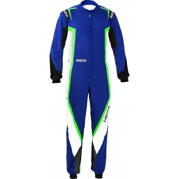 Moto oblečení Overal Sparco Curb modrozelený, vel XL