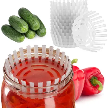 Sklenice PŘÍTLAČNÉ VÍKO NA SKLENICE FI100 NA ZAVAŘENINY, PŘEPÁŽKA 40x