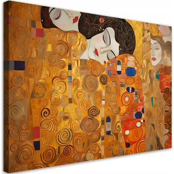 Obraz OBRAZ NA PLÁTNĚ CANVAS Krásné ženy abstrakce - G. Klimt 90x60